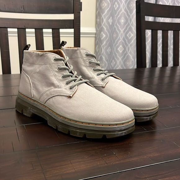 Dr. Martens Bonny Mid grey Canvas Boots new 22053053 Mens Size 9 Amazon.com: Dr. Martens unisex adult Bonny Chukka Boot  main image 4